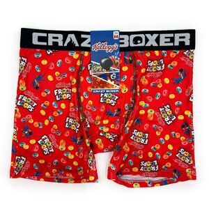 Froot Loops Cereal Crazy Boxer Briefs Mens Medium Underwear Novelty Gift Toucan